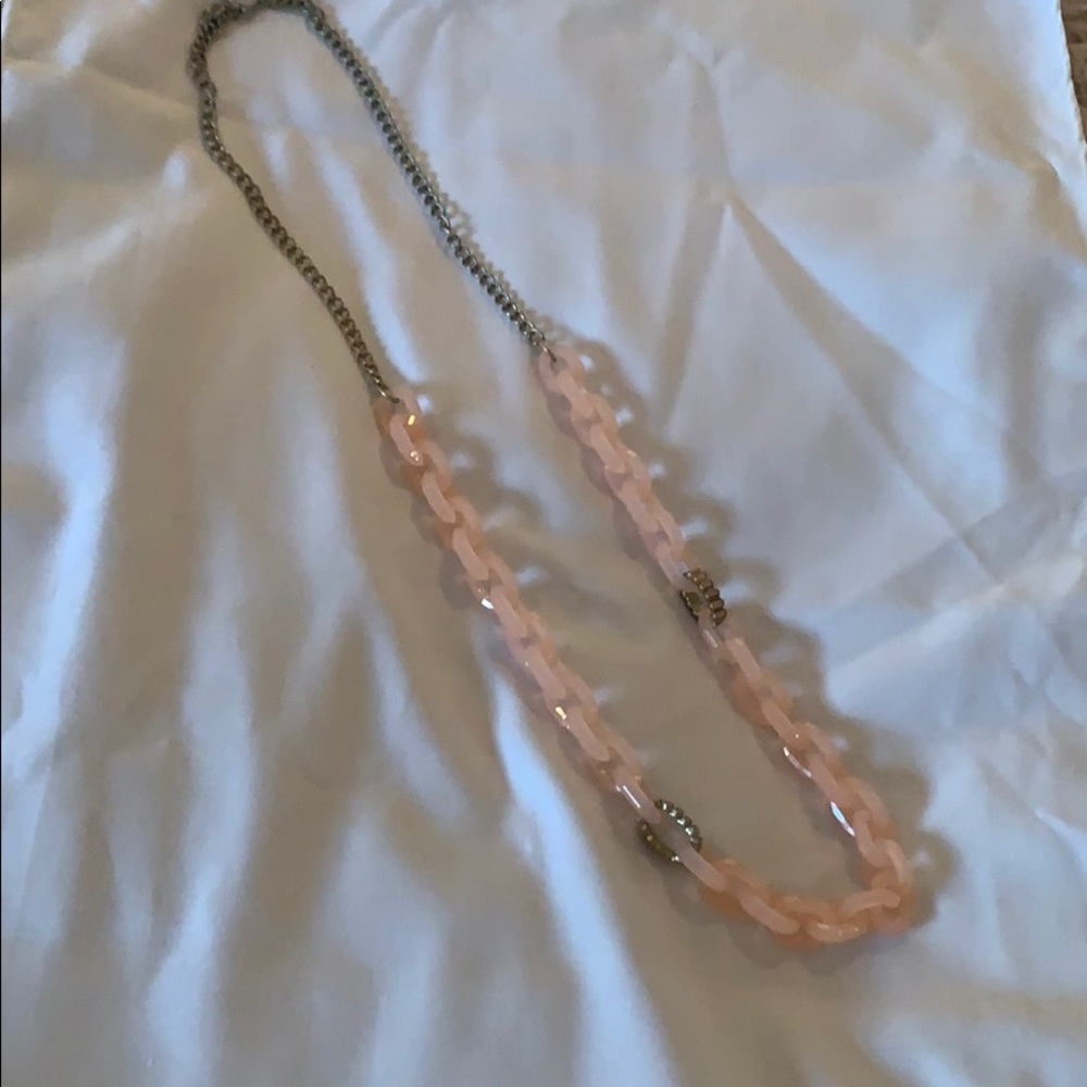 Pink Acrylic Necklace